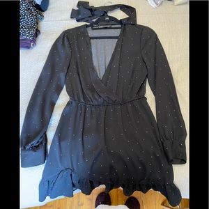 Dynamite long sleeve black dress